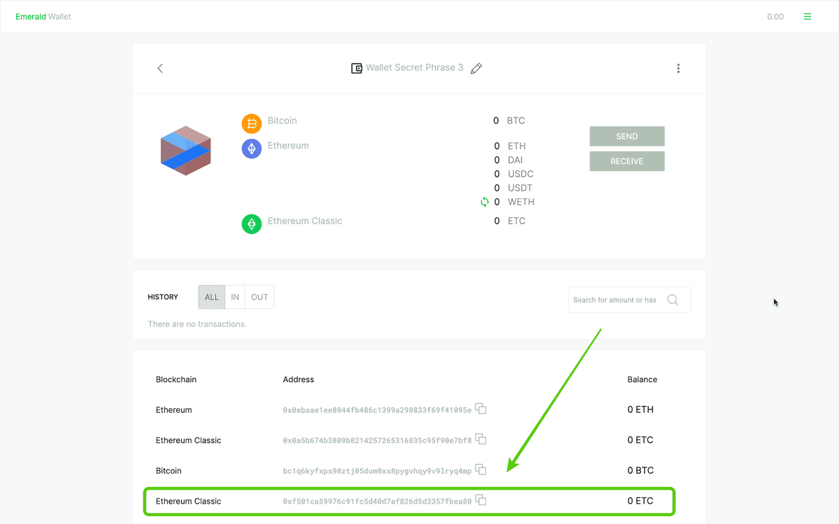 ETC address added!