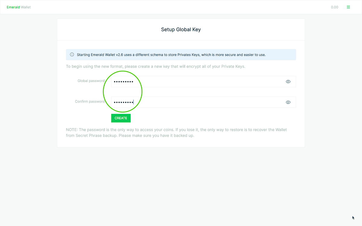 Set strong password.